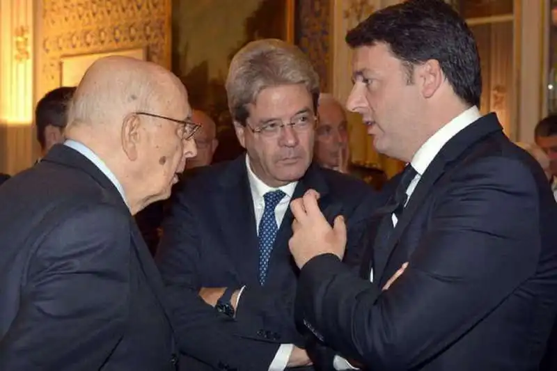 NAPOLITANO GENTILONI RENZI