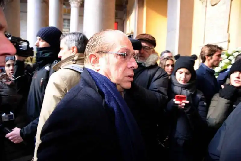 Paolo Berlusconi funerali Moratti