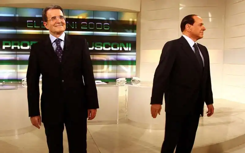 prodi berlusconi confronto tv