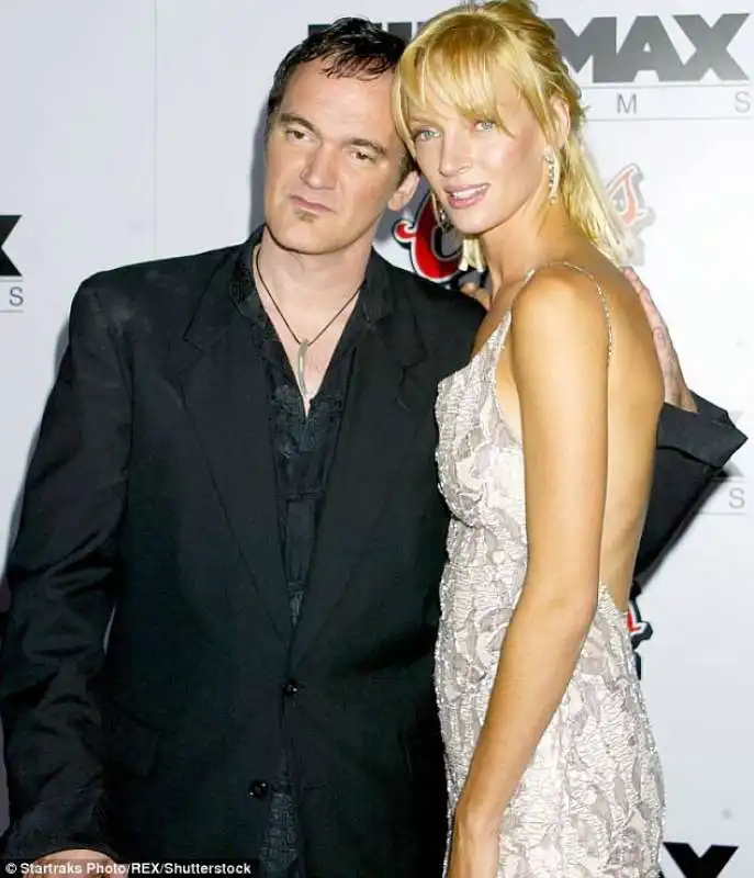 quentin tarantino e la thurman