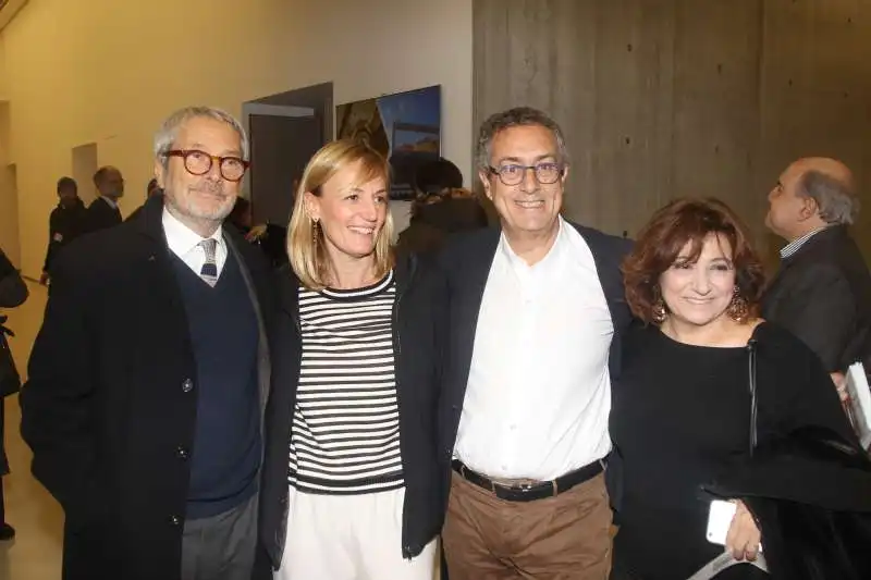 roberto cicutto, mario sesti e laura delli colli