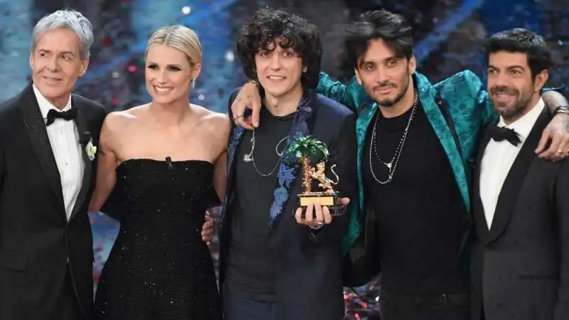 SANREMO 2018 BAGLIONI FAVINO HUNZIKER