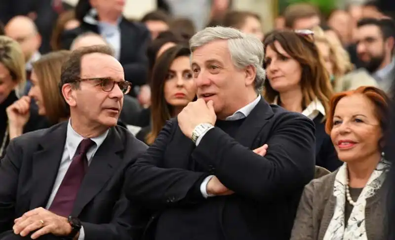 stefano parisi  antonio tajani  lella golfo