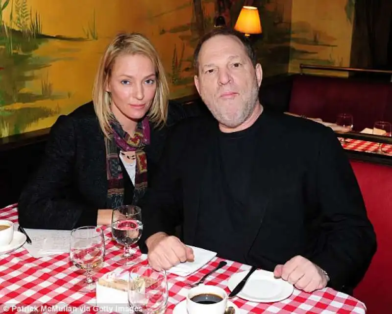 uma thurman e weinstein a cena