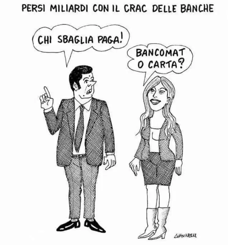 vignette di giannelli su maria elena boschi 3