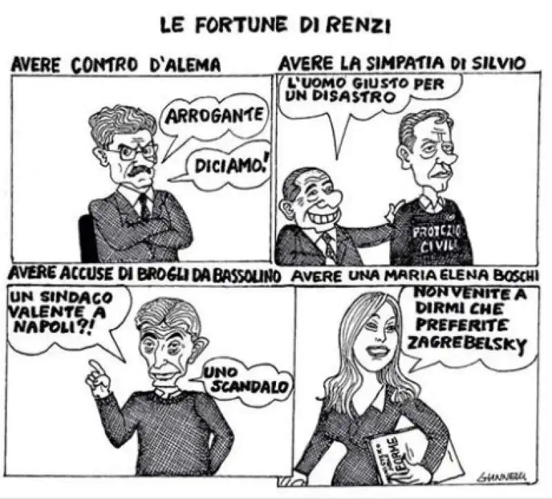 vignette di giannelli su maria elena boschi 8