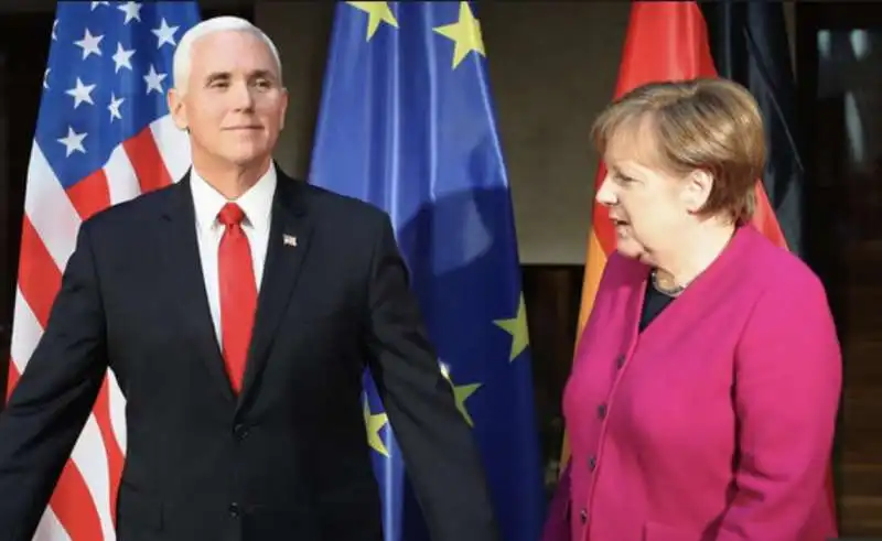 angela merkel mike pence 2