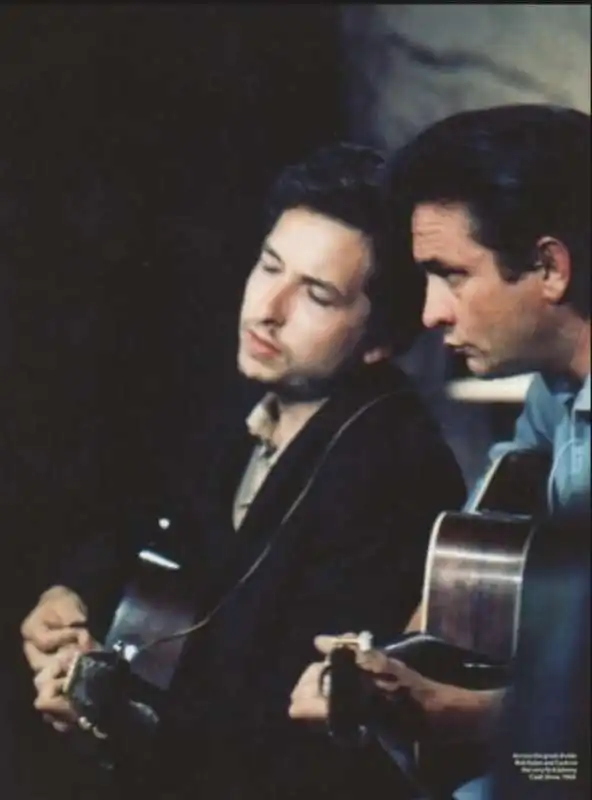 bob dylan e johnny cash registrano iisieme a nashville 1