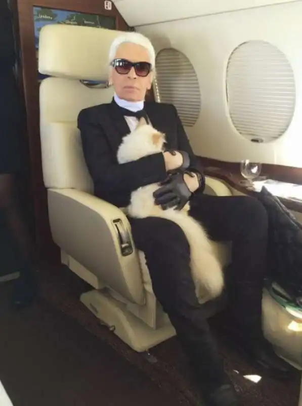 choupette e karl lagerfeld 1