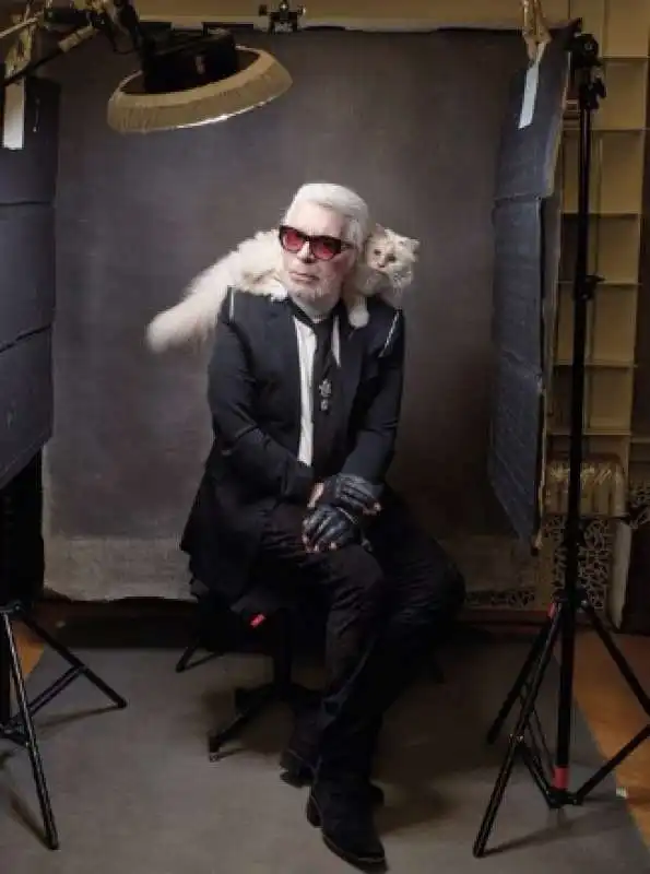 choupette e karl lagerfeld 2