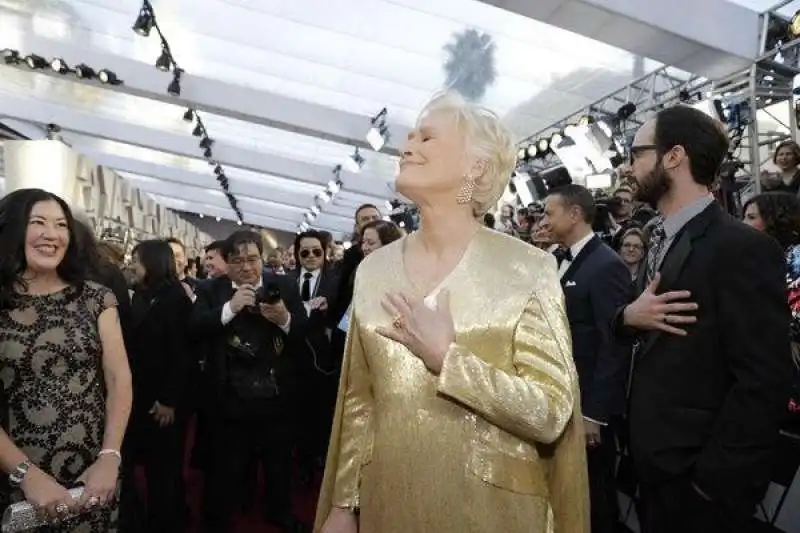 glenn close alla cerimonia degli oscar