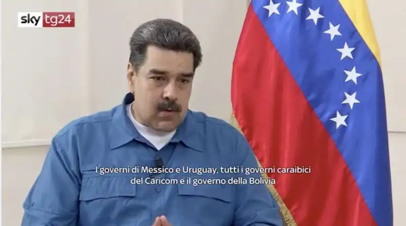 intervista esclusiva di skytg24 a nicolas maduro 2