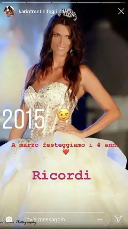 KARIN TRENTIN FOGLI SU INSTAGRAM LE PROVE DEL TRADIMENTO