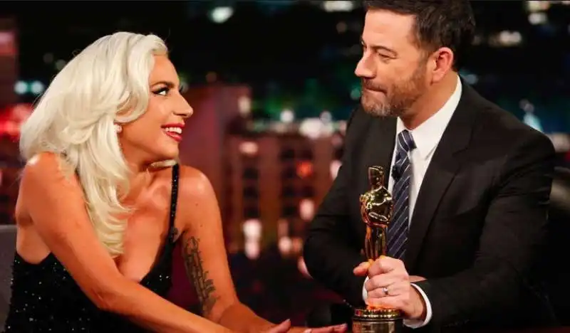 lady gaga al jimmy kimmel show 3