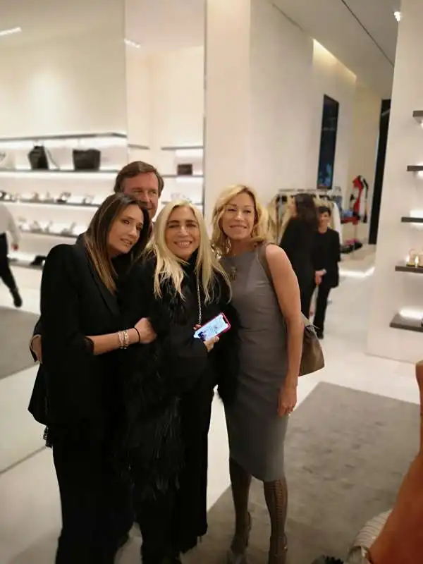 laura moretti, gero' carraro, mara venier e melania rizzoli