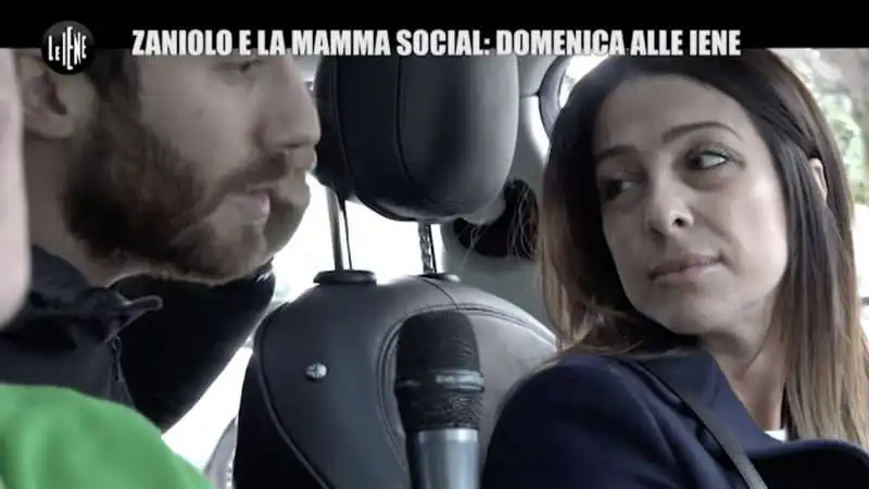 le iene intervistano zaniolo e la mamma 1