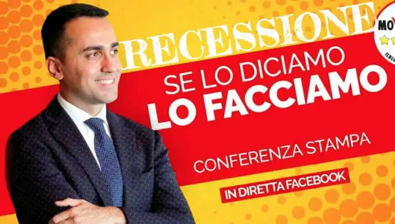 luigi di maio recessione 