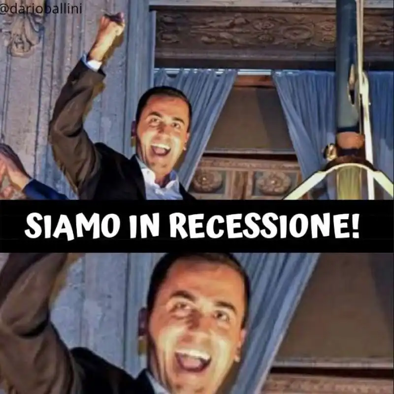 luigi di maio recessione