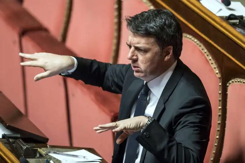 matteo renzi in senato 2