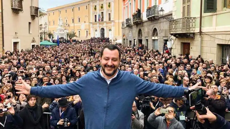 MATTEO SALVINI IN SARDEGNA