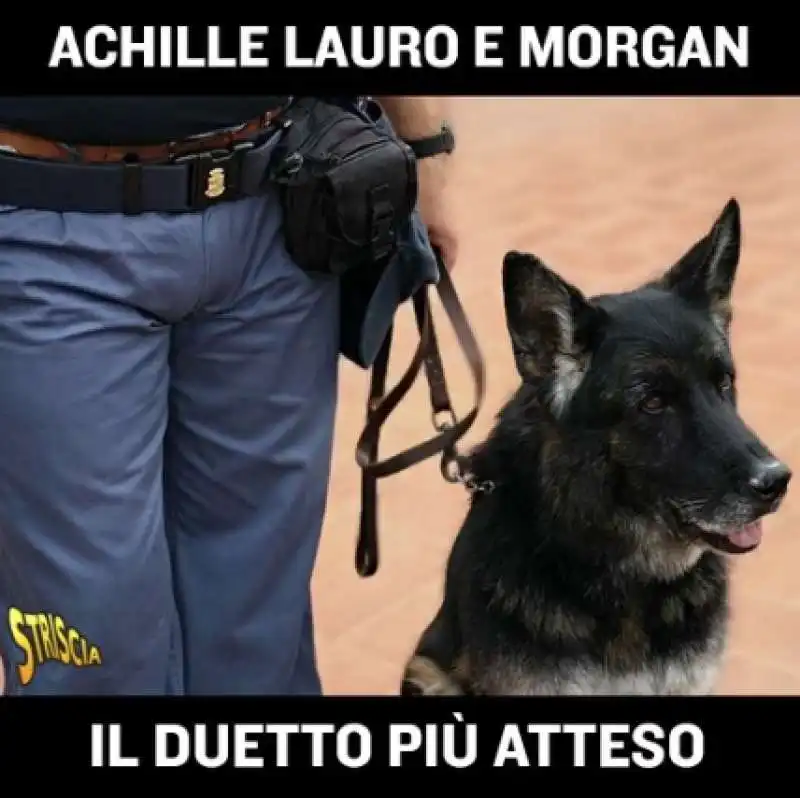 meme su achille lauro e morgan a sanremo