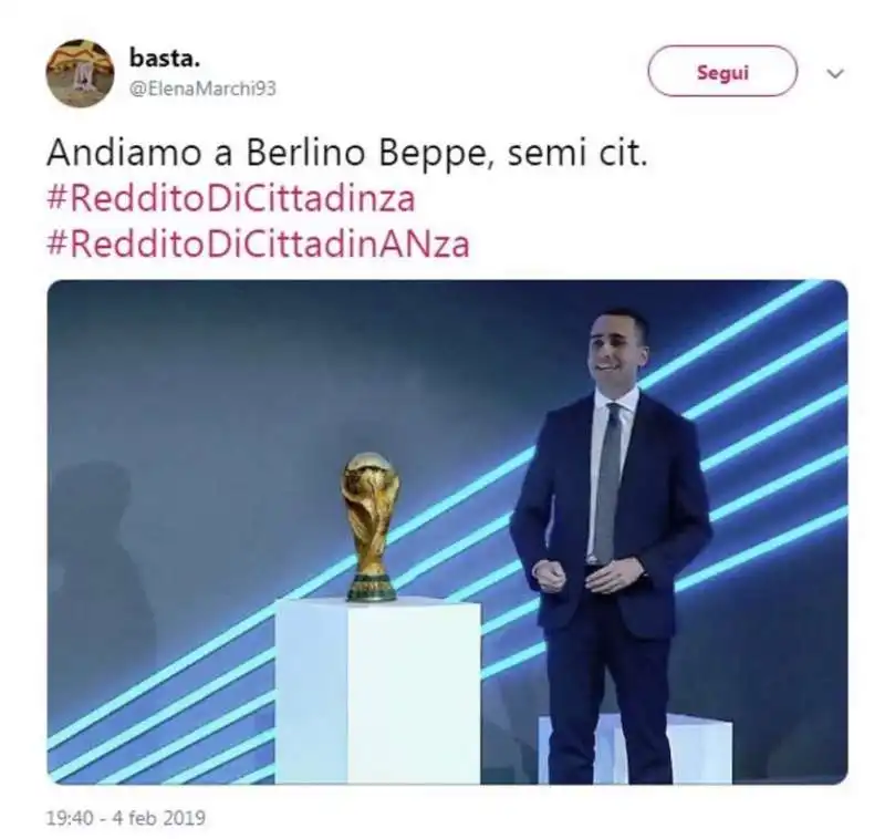 meme su di maio e la card per il reddito di cittadinanza 5