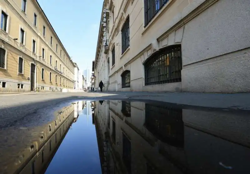 sede del corriere della sera in via solferino a milano 3