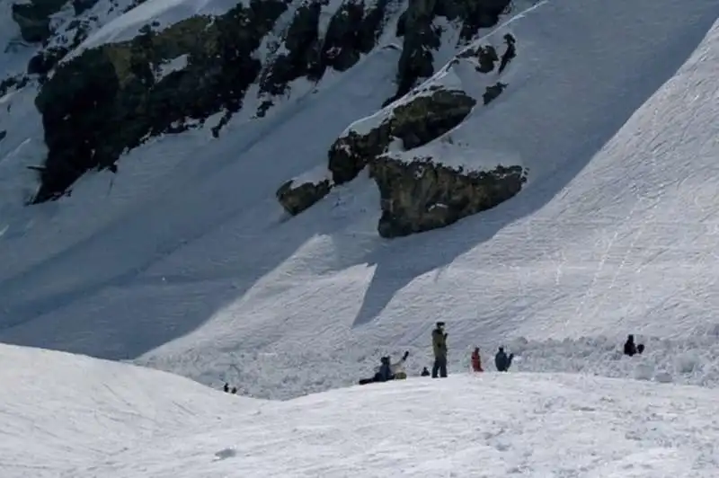 valanga a crans montana, nelle alpi svizzere 5