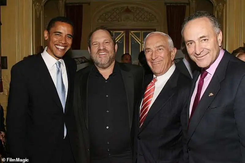 barack obama, harvey weinstein, frank lautenberg, chuck schumer