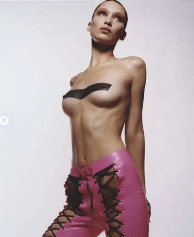 bella hadid love magazine 