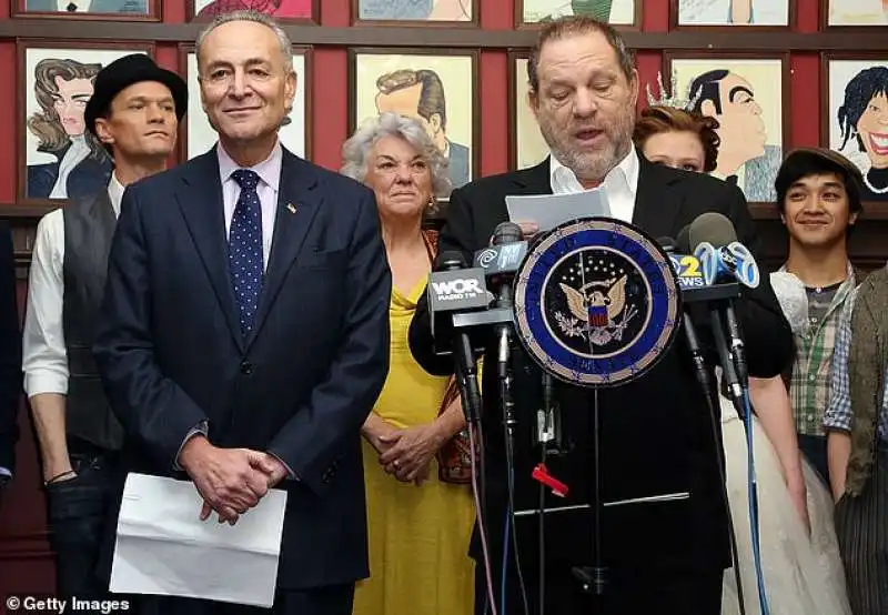 chuck schumer e harvery weinstein