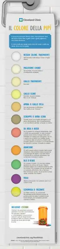 colore della pipi'