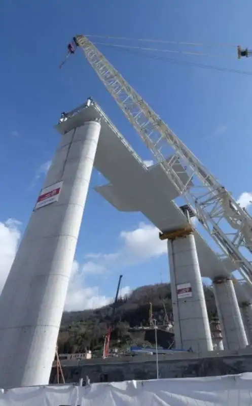 completata l'ultima pila del nuovo ponte di genova 23