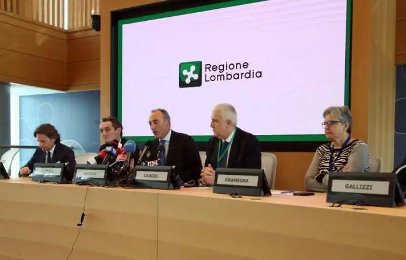 CONFERENZA STAMPA REGIONE LOMBARDIA