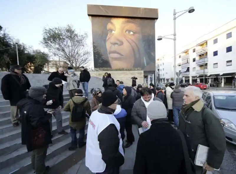 il flash mob flop delle sardine a scampia 6