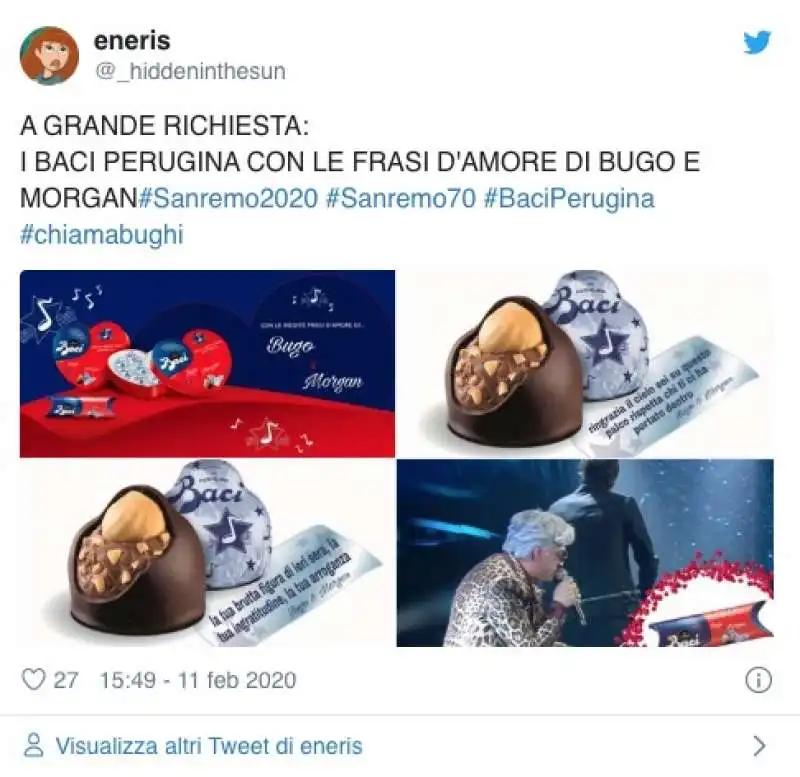 lo scazzo tra morgan e bugo nei messaggi dei baci perugina 4