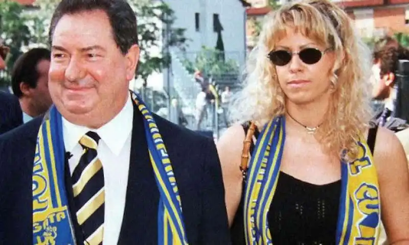 Luciano Gaucci con Elisabetta Tulliani