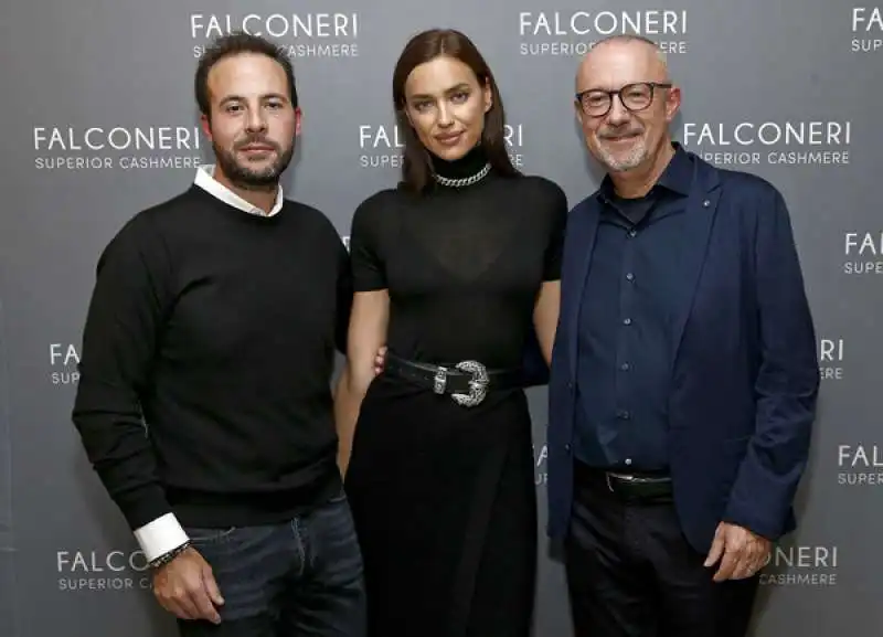 marcello veronesi, irina shayk e sandro veronesi