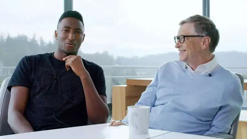 marques brownlee bill gates 