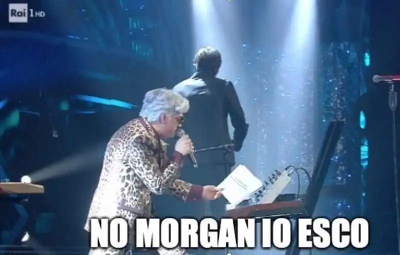 MEME SULLO SCAZZO TRA MORGAN E BUGO