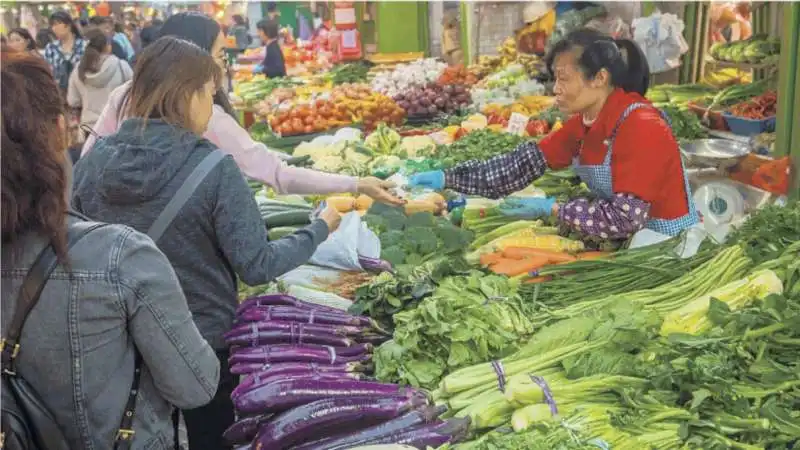 mercato di kowloon a hong kong