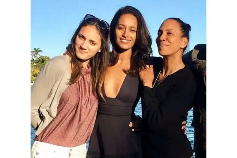 Rula Jebreal con la figlia