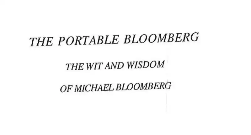 the portable bloomberg   wit and wisdom 1