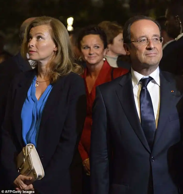 valerie trierweiler con francois hollande