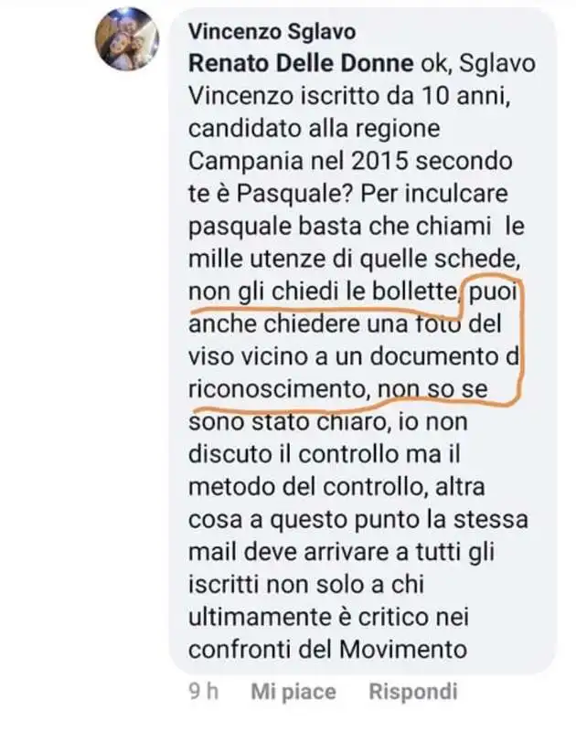 vincenzo sglavo e le richieste di rousseau