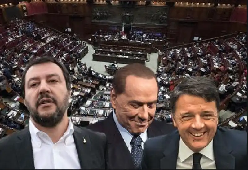 berlusconi salvini renzi