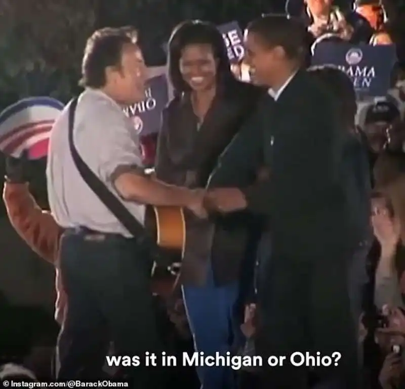 bruce springsteen e barack obama