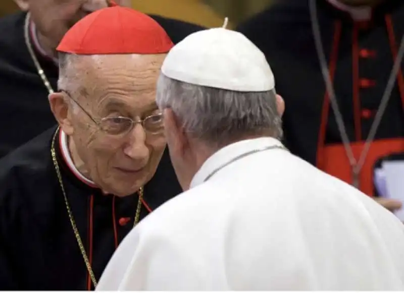 CAMILLO RUINI PAPA FRANCESCO