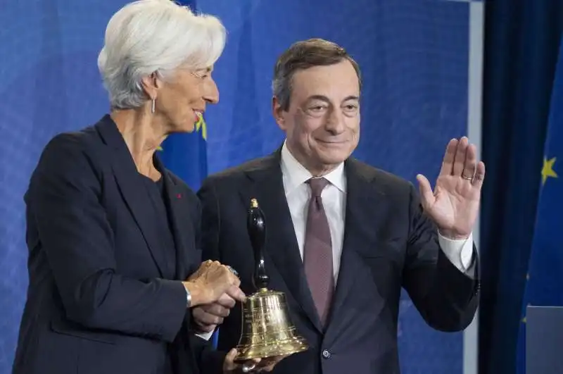 christine lagarde mario draghi 