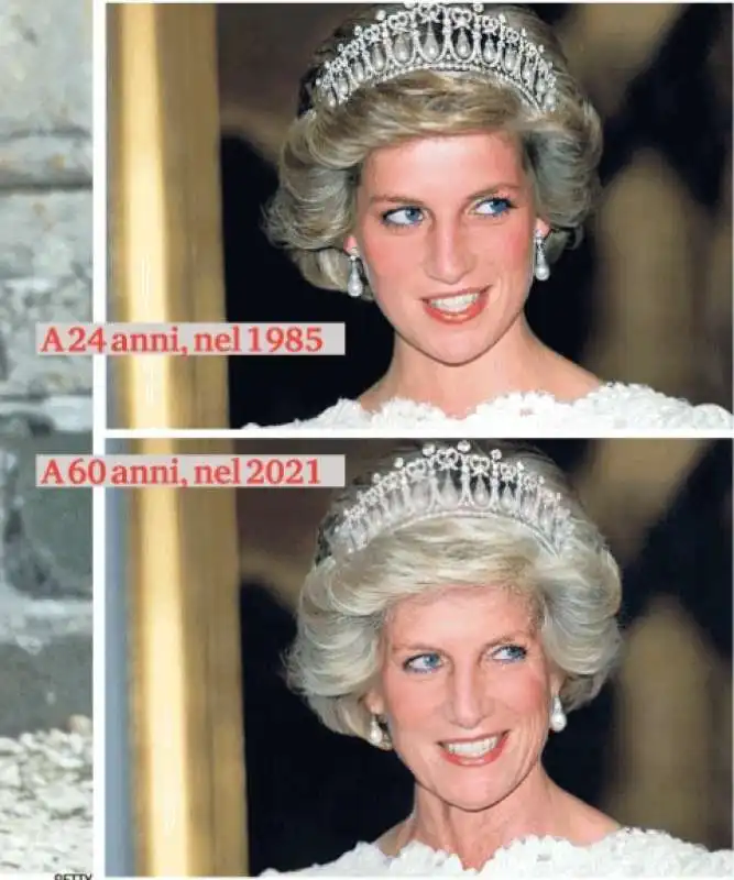 COME SAREBBE OGGI LADY DIANA 